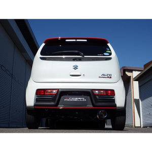 ROSSO MODELLO COLBASSO TI-C TITANIUM TAIL SILVER EXHAUST MUFFLER FOR SUZUKI ALTO WORKS 4WD HA36S MT R06A TURBO COBT-K735-SILVER