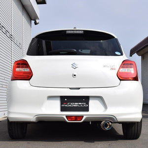 ROSSO MODELLO COLBASSO TI-C TITANIUM TAIL BLACK EXHAUST MUFFLER FOR SUZUKI SWIFT RS ZC83S K12C / K10C TURBO COBT-K737-BLACK