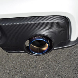 ROSSO MODELLO COLBASSO TI-C TITANIUM TAIL SILVER EXHAUST MUFFLER FOR SUZUKI SWIFT SPORT ZC33S AT MT K14C COBT-K738-SILVER