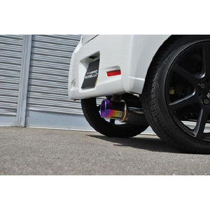 ROSSO MODELLO COLBASSO TI-C TITANIUM TAIL SILVER EXHAUST MUFFLER FOR DAIHATSU MOVE CUSTOM RS LA100S KF TURBO COBT-K814-SILVER