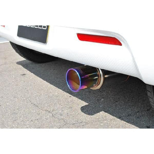 ROSSO MODELLO COLBASSO TI-C TITANIUM TAIL SILVER EXHAUST MUFFLER FOR DAIHATSU MOVE CUSTOM RS LA100S KF TURBO COBT-K814-SILVER