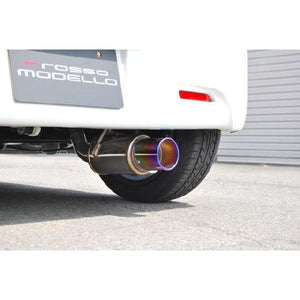 ROSSO MODELLO COLBASSO TI-C TITANIUM TAIL SILVER EXHAUST MUFFLER FOR DAIHATSU MOVE CUSTOM RS LA100S KF TURBO COBT-K814-SILVER