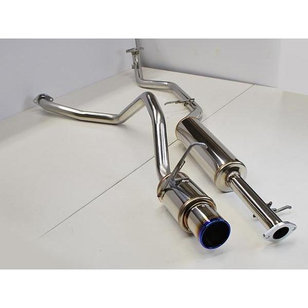 ROSSO MODELLO COLBASSO TI-C TITANIUM TAIL SILVER EXHAUST MUFFLER FOR DAIHATSU MOVE CUSTOM RS LA100S KF TURBO COBT-K814-SILVER