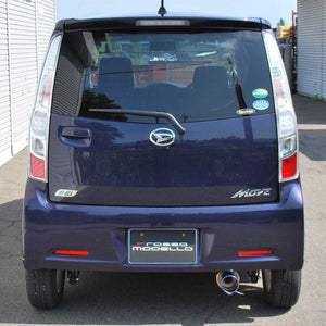 ROSSO MODELLO COLBASSO TI-C TITANIUM TAIL SILVER EXHAUST MUFFLER FOR DAIHATSU MOVE CUSTOM X LA100S KF NA COBT-K816-SILVER