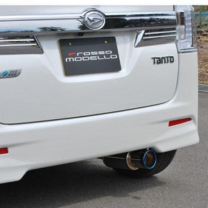 ROSSO MODELLO COLBASSO TI-C TITANIUM TAIL SILVER EXHAUST MUFFLER FOR DAIHATSU TANTO CUSTOM RS LA600S KF TURBO COBT-K817-SILVER