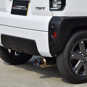 ROSSO MODELLO COLBASSO TI-C TITANIUM TAIL SILVER EXHAUST MUFFLER FOR DAIHATSU TAFT LA900S KF TURBO COBT-K824-SILVER