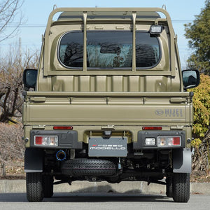 ROSSO MODELLO COLBASSO TI-C TITANIUM TAIL BLUE EXHAUST MUFFLER FOR DAIHATSU HIJET JUMBO S500P S510P AT MT KF COBT-K826-BLUE