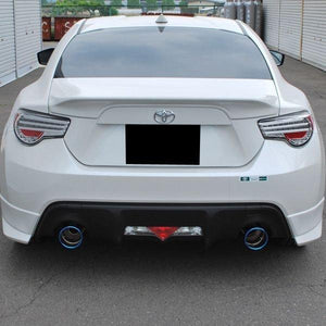 ROSSO MODELLO COLBASSO ZEEK TI TITANIUM TAIL BLACK SPORT SILENCER EXHAUST MUFFLER FOR TOYOTA 86 ZN6 AT MT COBT-Z137-BLACK