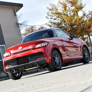 ROSSO MODELLO COLBASSO ZEEK TI TITANIUM TAIL SILVER SPORT SILENCER EXHAUST MUFFLER FOR TOYOTA COPEN GR SPORT LA400A AT MT COBT-Z818-SILVER