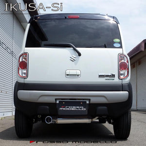 ROSSO MODELLO IKUSA-SI STAINLESS TAIL EXHAUST MUFFLER FOR SUZUKI HUSTLER NA MR31S MR41S AT NA COBX-I732