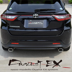 ROSSO MODELLO DUALIST EX DUAL EXIT OVAL TAIL EXHAUST MUFFLER FOR TOYOTA HARRIER TURBO ASU60W 8AR-FTS DSTW-152