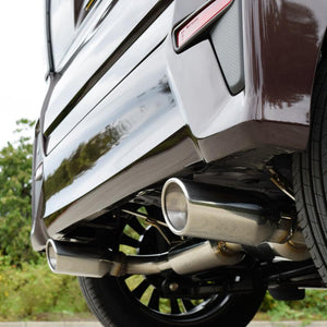 ROSSO MODELLO DUALIST EX DUAL EXIT OVAL TAIL EXHAUST MUFFLER FOR DAIHATSU TANTO CUSTOM RS LA650S TURBO DSTW-821