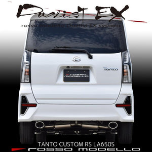ROSSO MODELLO DUALIST EX DUAL EXIT OVAL TAIL EXHAUST MUFFLER FOR DAIHATSU TANTO FUN CROSS TURBO LA650S TURBO DSTW-821