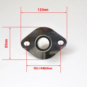 ROSSO MODELLO FLANGE SILENCER FOR UNIVERSAL 50MM 60MM FS001