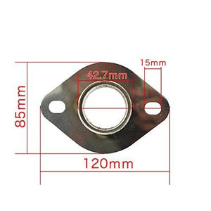ROSSO MODELLO FLANGE SILENCER FOR 86 COBT-Z137 60MM FOR SUBARU BRZ ZC6 FS002