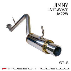 ROSSO MODELLO GT-8 STAINLESS TAIL EXHAUST MUFFLER FOR SUZUKI JIMNY JA22W JA12W F6A TURBO JA12V/W K6A TURBO JA22W GT8-727