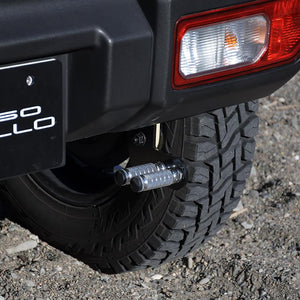 ROSSO MODELLO IKUSA REAR STEP SILVER FOR SUZUKI JIMNY SIERRA JB74W IKS-RSP-JB67