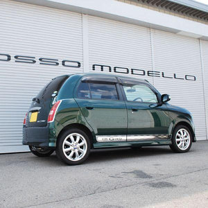 ROSSO MODELLO INFINITY CENTER EXIT DUAL TAIL EXHAUST MUFFLER FOR DAIHATSU MIRA GINO L650S EF-VE INF-808