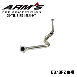 ROSSO MODELLO ARMS CPS CENTER PIPE STRAIGHT 60.5MM FOR STOCK REAR MUFFLER FOR SUBARU BRZ FOR STOCK REAR ZC6 KOUKI AT MT FA20 J137KCPS