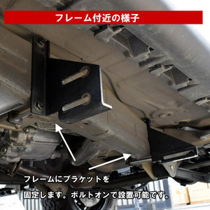ROSSO MODELLO LAIZA SIDE STEP C'S BLACK FOR SUZUKI JIMNY SIERRA JB74W LAZ-SS74-BB