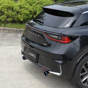 ROSSO MODELLO MARVELOUS T1 SINGLE TITANIUM TAIL BLACK MUFFLER CUTTER FOR LEXUS LBX 2WD 4WD MAYH10 MAYH15 HYBRID MFC-LBXW-BLACK