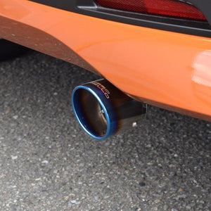 ROSSO MODELLO MARVELOUS T1 SINGLE TITANIUM TAIL SILVER MUFFLER CUTTER FOR MITSUBISHI EK CROSS 2WD B34W NA TURBO MFC-NI005-SILVER