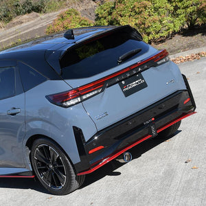 ROSSO MODELLO MARVELOUS T1 SINGLE TITANIUM TAIL BLACK MUFFLER CUTTER FOR NISSAN AURA NISMO FSNE13 MFC-NI011-BLACK