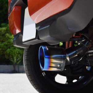 ROSSO MODELLO MARVELOUS T1 SINGLE TITANIUM TAIL SILVER MUFFLER CUTTER FOR MAZDA FLAIR CROSSOVER MS52S R06A-WA05A MFC-SZ003-SILVER