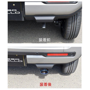 ROSSO MODELLO MARVELOUS T1 SINGLE TITANIUM TAIL BLACK MUFFLER CUTTER FOR MAZDA FLAIR CROSSOVER MS92S R06D-WA04C NA MFC-SZ006-BLACK