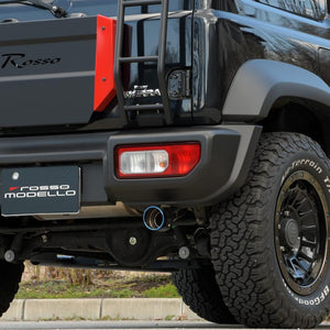 ROSSO MODELLO MARVELOUS T1 SINGLE TITANIUM TAIL BLUE MUFFLER CUTTER FOR SUZUKI JIMNY SIERRA JB74W MFC-SZ012-BLUE