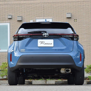 ROSSO MODELLO MARVELOUS S1 SINGLE STAINLESS TAIL MUFFLER CUTTER FOR TOYOTA YARIS CROSS 2WD MXP10 1.5L/HYBRID MFC-TO022V