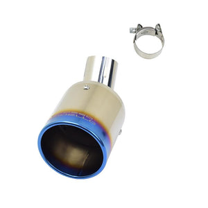 ROSSO MODELLO MARVELOUS T1 SINGLE TITANIUM TAIL BLUE MUFFLER CUTTER FOR TOYOTA RAIZE 2WD A202A KOUKI WA-VEX MFC-TO027-BLUE