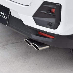 ROSSO MODELLO MARVELOUS S2 DUAL STAINLESS TAIL MUFFLER CUTTER FOR TOYOTA RAIZE 2WD A202A KOUKI WA-VEX MFC-TO027VW