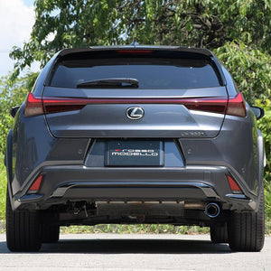 ROSSO MODELLO MARVELOUS T1 SINGLE TITANIUM TAIL BLACK MUFFLER CUTTER FOR LEXUS UX300H MZAH11 MFC-UX300-BLACK