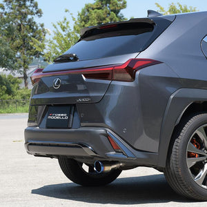 ROSSO MODELLO MARVELOUS T1 SINGLE TITANIUM TAIL BLACK MUFFLER CUTTER FOR LEXUS UX300H MZAH11 MFC-UX300-BLACK