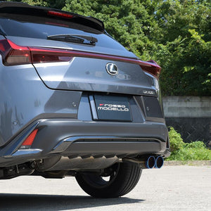 ROSSO MODELLO MARVELOUS T2 DUAL TITANIUM TAIL SILVER MUFFLER CUTTER FOR LEXUS UX300H MZAH11 MFC-UX300W-SILVER