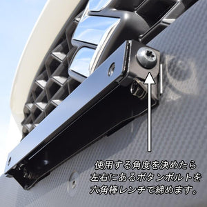 ROSSO MODELLO VIRILE NUMBER PLATE STAY 24MM DEPTH MAX 10 DEGREE TILT FOR UNIVERSAL NBST-S001