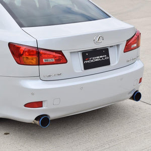 ROSSO MODELLO TI-C TITANIUM TAIL BLUE EXHAUST MUFFLER FOR LEXUS IS250 GSE20 4GR-FSE 2.5L TIC-010-BLUE