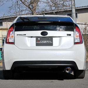 ROSSO MODELLO TI-C TITANIUM TAIL SILVER EXHAUST MUFFLER FOR TOYOTA PRIUS ZVW30 2ZR-3JM TIC-112-SILVER