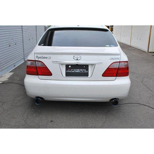 ROSSO MODELLO TI-C TITANIUM TAIL SILVER EXHAUST MUFFLER FOR TOYOTA CROWN 2.5L 3.0L 3.5L GRS182 4GR-FSE 2.5L / 3GR-FSE 3.0L / 2GR-FSE 3.5L TIC-134-SILVER