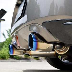 ROSSO MODELLO TI-C TITANIUM TAIL BLACK EXHAUST MUFFLER FOR NISSAN FAIRLADY Z Z34 HZ34 ZENKI AT MT TIC-219-BLACK