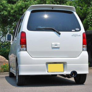 ROSSO MODELLO TI-C TITANIUM TAIL BLUE EXHAUST MUFFLER FOR SUZUKI WAGON R FT AERO MC22S KOUKI K6A TURBO TIC-707-BLUE