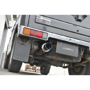ROSSO MODELLO TI-C TITANIUM TAIL BLUE EXHAUST MUFFLER FOR SUZUKI JIMNY JA11V TIC-708-BLUE