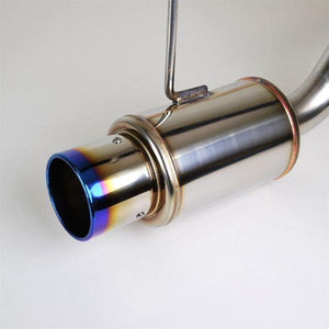 ROSSO MODELLO TI-C TITANIUM TAIL SILVER EXHAUST MUFFLER FOR DAIHATSU MOVE CUSTOM X L175S KF-VE TIC-805-SILVER