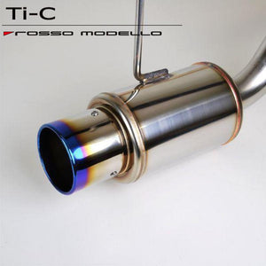 ROSSO MODELLO TI-C TITANIUM TAIL SILVER EXHAUST MUFFLER FOR DAIHATSU MOVE CUSTOM X L175S KF-VE TIC-805-SILVER