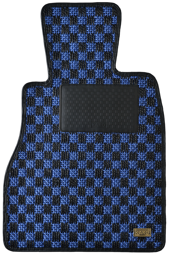 KARO GRAN SISAL BLUE BLACK FLOOR MATS FOR RENAULT Lutecia Renault Sport BF4 GRAN-SISAL-1512-BLUE-BLACK