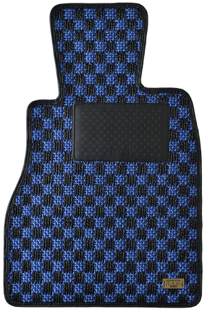 KARO GRAN SISAL BLUE BLACK FLOOR MATS FOR PEUGEOT 2008 P24 GRAN-SISAL-4366-BLUE-BLACK