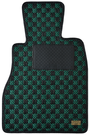 KARO GRAN SISAL GREEN BLACK FLOOR MATS FOR Nissan Infiniti Q45 HG50 GRAN-SISAL-409-GREEN-BLACK