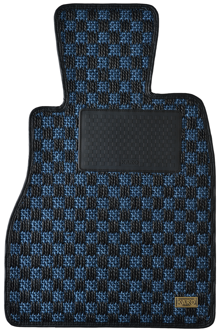 KARO GRAN SISAL NAVY BLACK LUGGAGE MATS FOR Honda Accord Wagon CB9 GRAN-SISAL-530-NAVY-BLACK