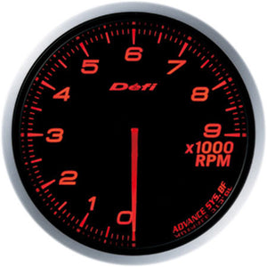 DEFI ADVANCE BF TACHOMETER Φ60 AMBER RED FOR  DF10705